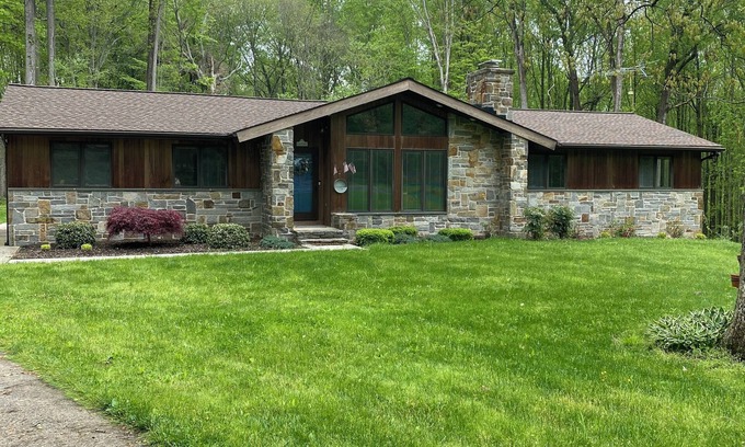Havre De Grace House | Relax in the woods with your own private pool - 4 BR house that sleeps up to 12.
