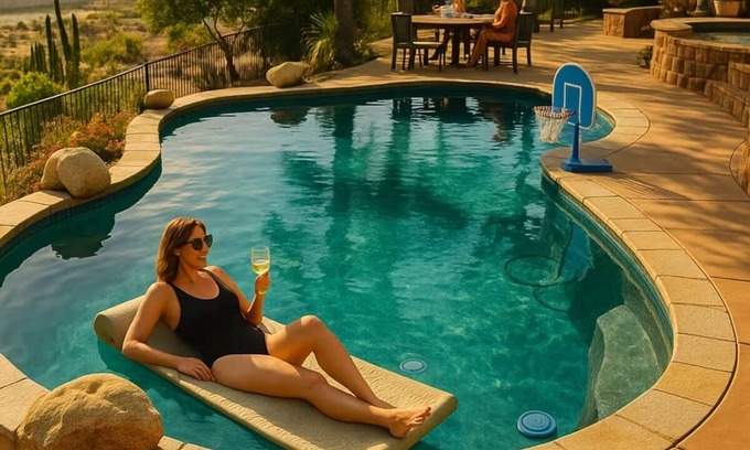 Del Cerro House | Relax & Play: Pool, Golf Simulator, Gym and Powerful AC