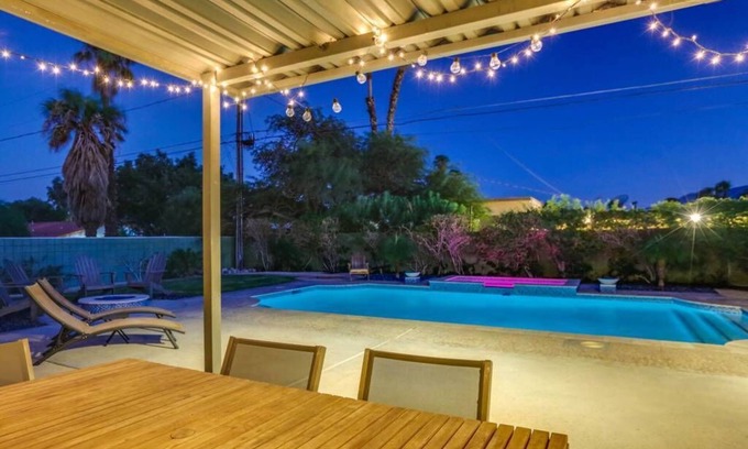 Desert Park Estates House | Relax - Spacious, Private Pool+Spa, Mountain Views