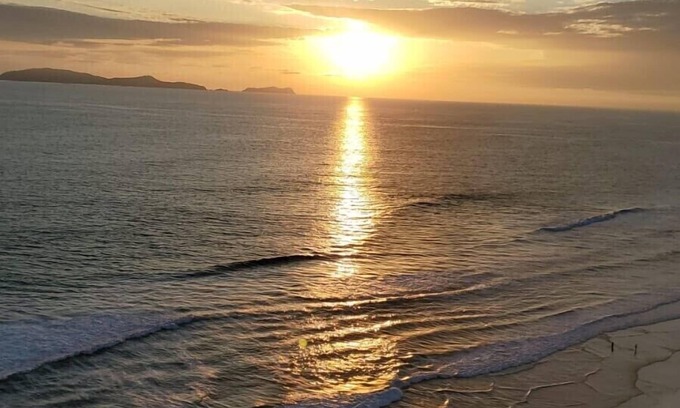 Mexicali Condo | Relaxed Spanish beachfront condo w/private parking & private balcony ocean views