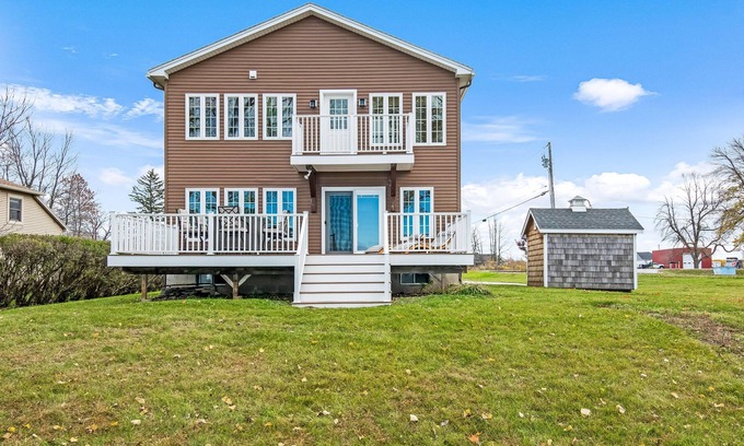 West Swanton House | Relaxing Lake House with private beach on beautiful Lake Champlain.