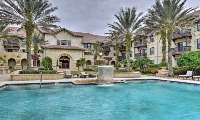 St. Augustine Condo | Relaxing Oasis Studio w Resort Pool/Hottub on Golf Course