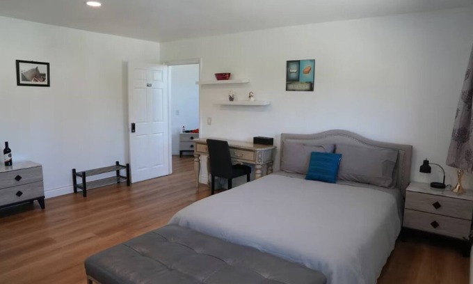 Rowland Heights House | Relaxing Room 201 - Cozy Stay with Kitchen, Laundry, Comfort & Spiritual Peace