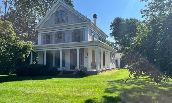 Yarmouth Port House | Remodeled historic Captains home w/fireplaces, large yard, 5 mins walk to beach