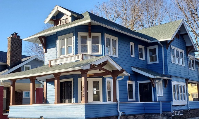 Mapleton/Fall Creek House | Remodeled historic Craftsman, exquisite design, spacious, close all things Indy