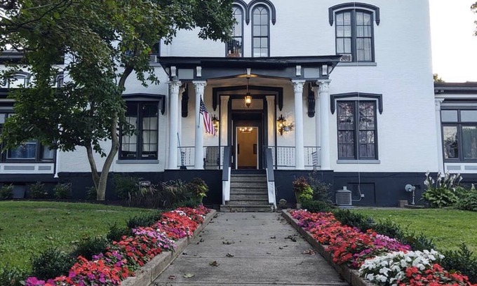 Oswego Apartment | Remodeled Historical Mansion Minutes from Oswego’s Best!