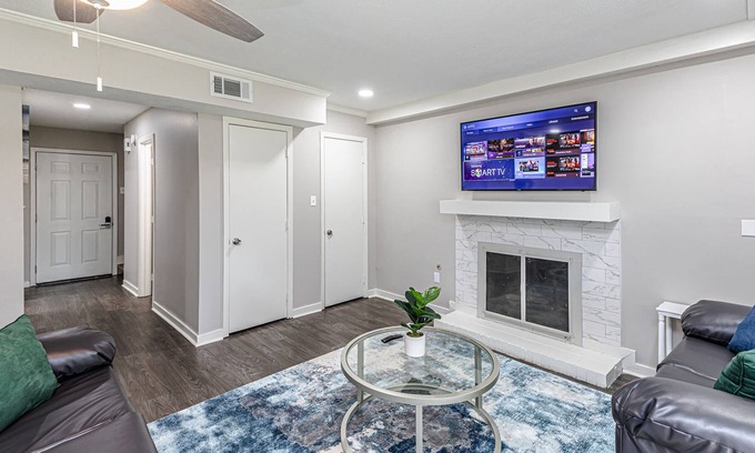 Tougaloo House | Remodeled Townhome w/ Patio | Centrally Located | Comfortable Sleep