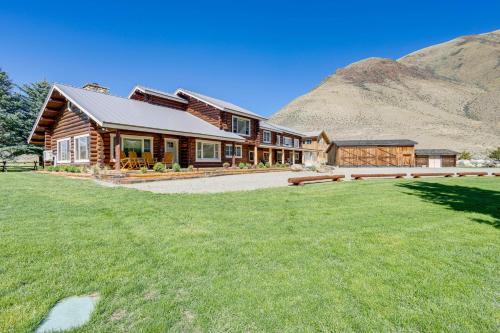 Custer County House | Remote Idaho Mountain Lodge with River Access!