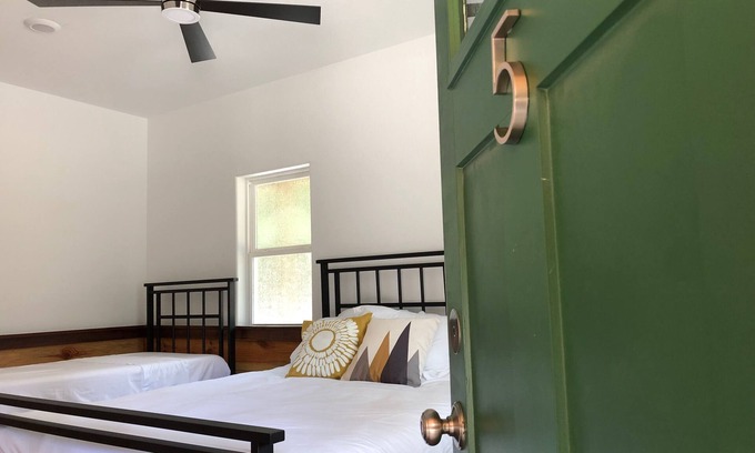 Athens Hotel | RENEW. Hotel-Style Room on Beautiful Private Campground. Stone 2.