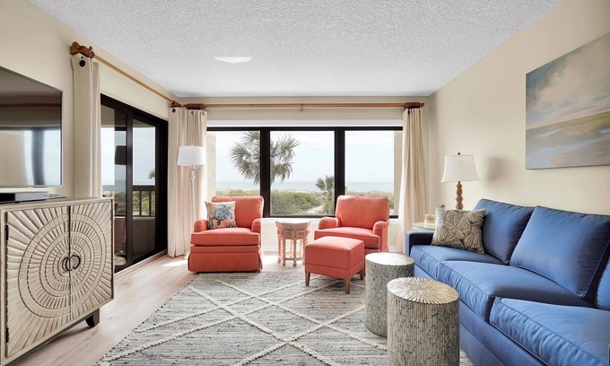 Amelia City Condo | Renovated, Clean Oceanfront Condo in Amelia Surf & Racquet Club