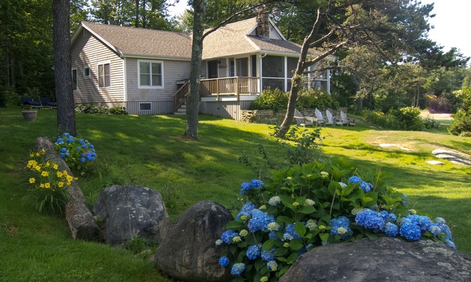 Sebasco Estates Cabin | Renovated, Family Friendly Home With Ocean & Golf Views