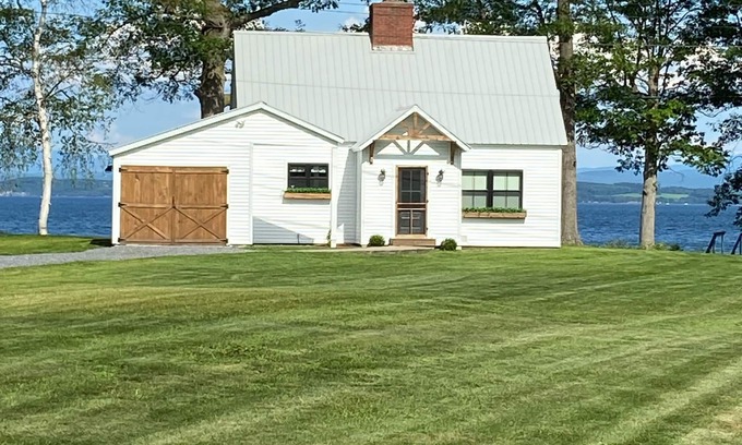 Willsboro House | Renovated Farmhouse on Lake Champlain with a Pool!