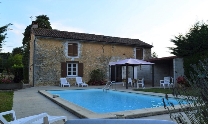Savigne Other | RENOVATED FARMHOUSE WITH PRIVATE POOL