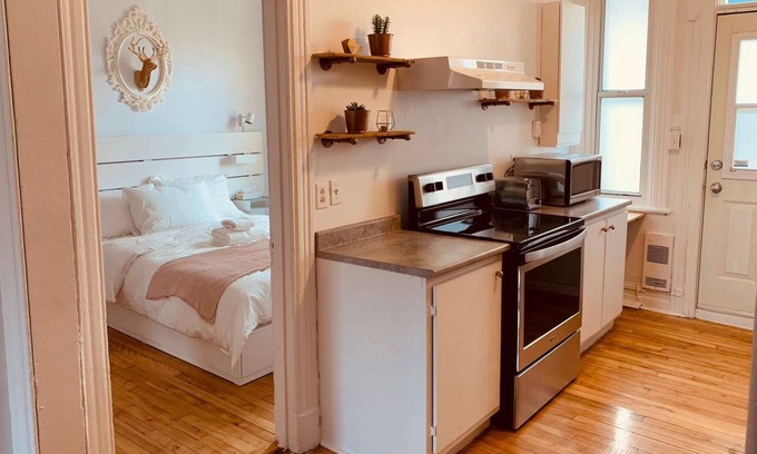Maisonneuve Apartment | Renovated HoMa Gem Near Olympic Stadium & Market