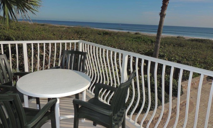 Crescent Beach House | Renovated, Ocean Beach Villas Unit 201- Direct Oceanfront Condo!