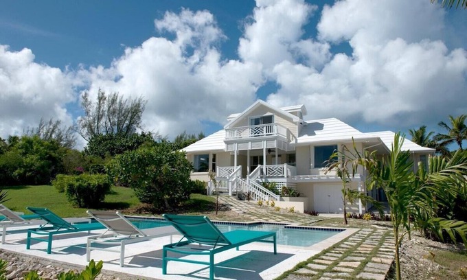 Governor's Harbour House | Renovated Private Beach Villa w/Pool, Ocean Views, Walk to French Leave Beach