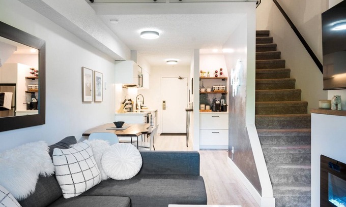 Whistler Creekside Condo | Renovated Spacious Loft with Pool & Mountain View