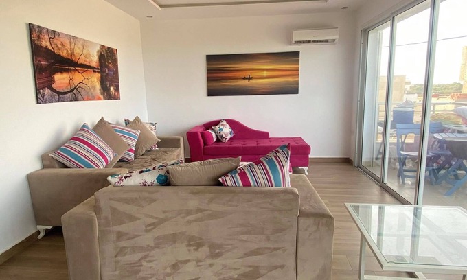 Hammam Al Agzaz Apartment | RENTAL 6 min walk from the BEACH Sidi Mansour KELIBIA