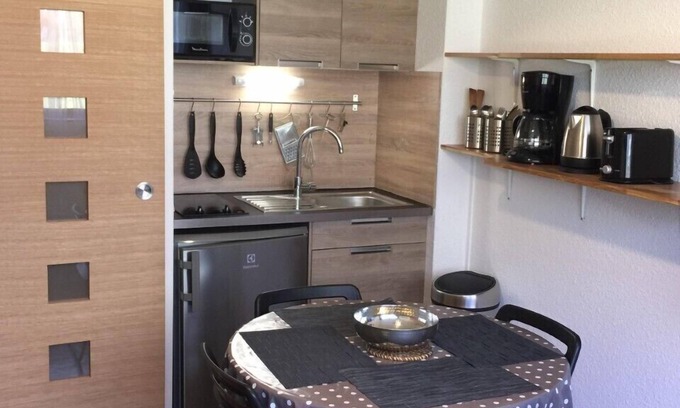 Piau Engaly Apartment | Rental in Piau Engaly: The Vietnamese studio: 4 beds at the foot of the slopes