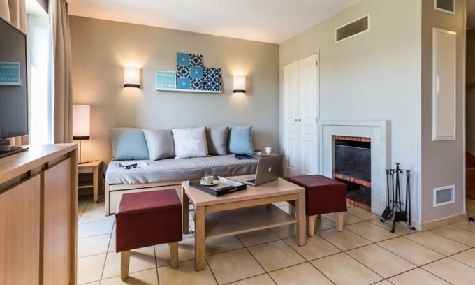 Port-en-Bessin-Huppain House | Residence Pierre & Vacances Le Green Beach**** - House 6 people - 2 bedrooms - Fireplace - Terrace