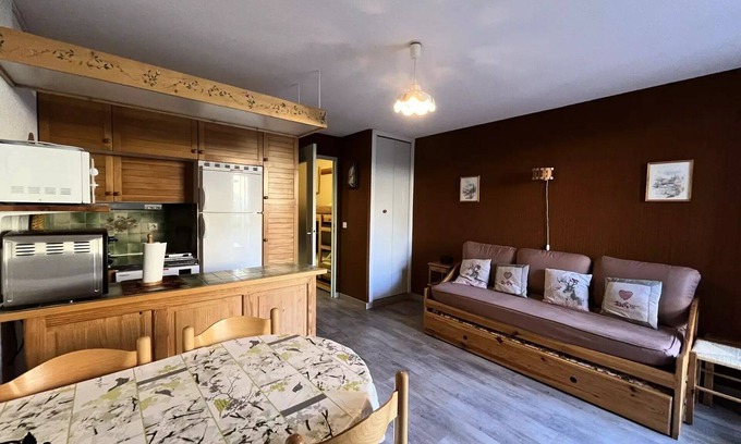 Le Super-Sauze Apartment | Residence Les Cimes - Studio for 4 People