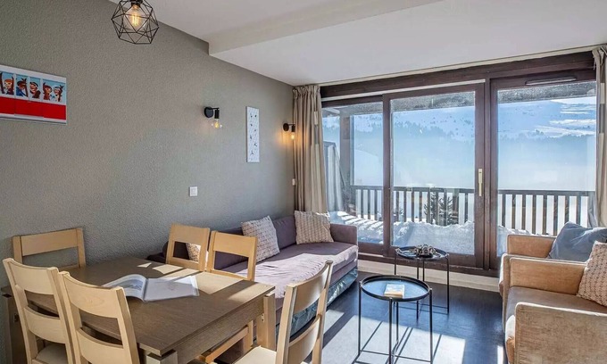 Flaine Apartment | Residence Les Terrasses de Véret* - 3 Rooms 6 People