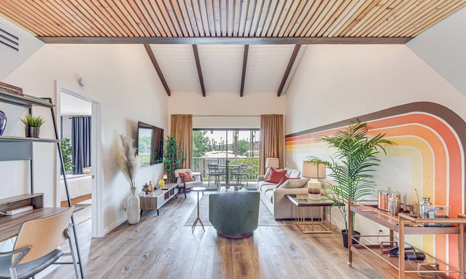 Canyon Corridor Condo | Resort-Style Pools: Vibrant Condo in Palm Springs