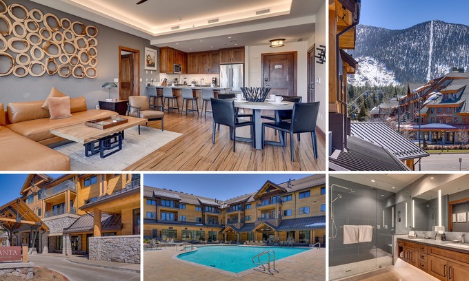 Lakeside Park Condo | Resort! Walk to Skiing/Casinos/Beach, Pool & Spa, Gym, Grill: Zalanta Oasis