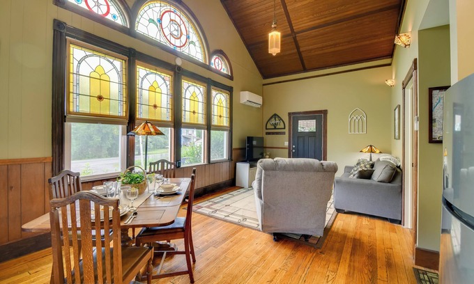 Ovid Apartment | Restored Ovid Church Near Cayuga Lake Wine Trail