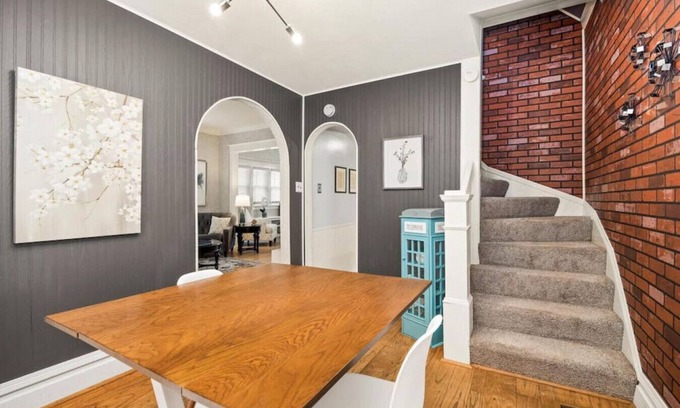 Peoria Heights House | Retreat on Rouse: Cozy 2BD Bursting with Color