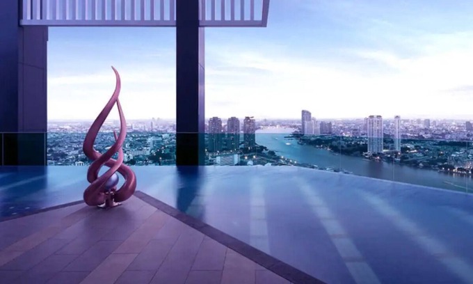 Yan Nawa Condo | Rhythm Sathorn 30th floor Condo in Sathorn - 5 min walk to BTS and Pier