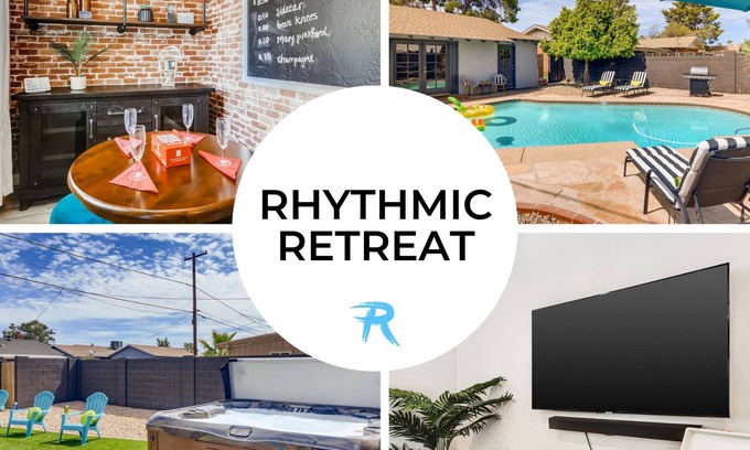 Scottsdale House | RHYTHMIC RETREAT: POOL + SPA + CORNHOLE + MORE