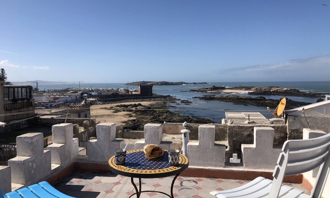 Marrakesh-Tensift-El Haouz House | Riad Dar Nouchka with splendid ocean view