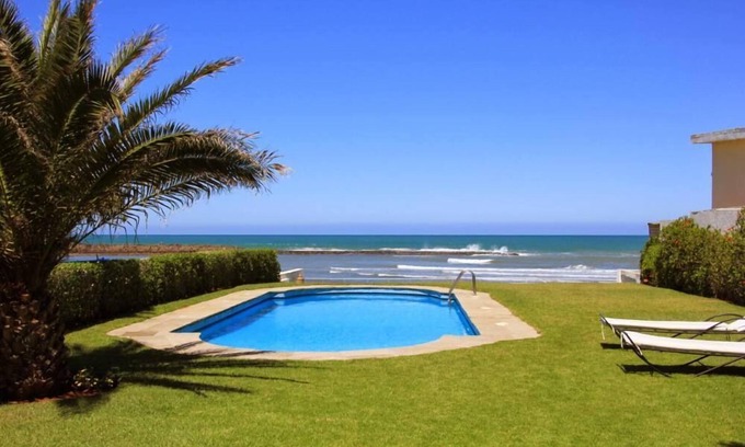 Skhirat-Temara Villa | Riad Sana – Skhirat – Lovely well fitted seafront villa with pool and big garden