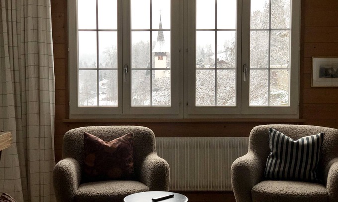 Lauterbrunnen Ski Chalet | Ridiculously amazing views, cool apartment too!