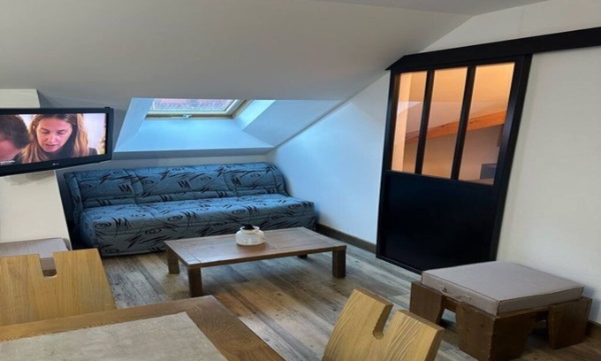 Risoul Apartment | Risoul 1850 Apartment 32 m2 4pers Swimming pool/Sauna/Jacuzzi/Sports room