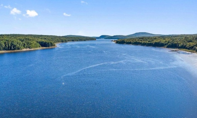 Winterport Cottage | River Retreat - Stylish, Gorgeous Water View, Dogs, Fire Pit, Secluded, Games