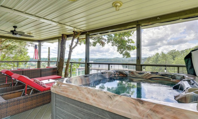 Sloans Valley House | River-View Somerset Home: Large Deck, Fire Pit!