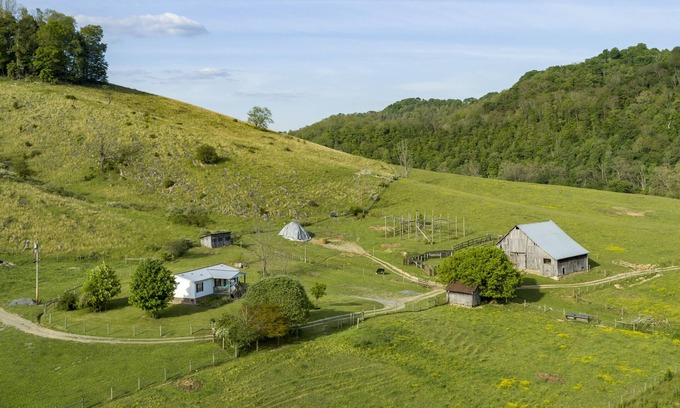 Mendota House | Riverfront Cattle Farm Home in the Mountains