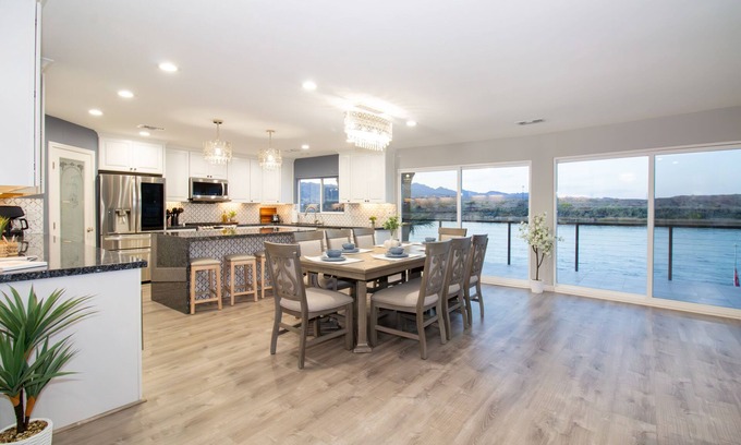 Bullhead City House | Riverfront Home w/Private Boat Dock & Breathtaking Views!