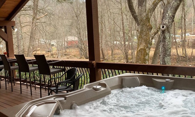 Mill Ridge House | Riverfront, Hot tub, community pool, fully renovated with large covered deck!