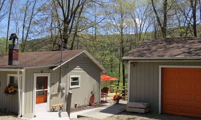 Tidioute Cottage | Riverfront retreat , kayak shuttle services