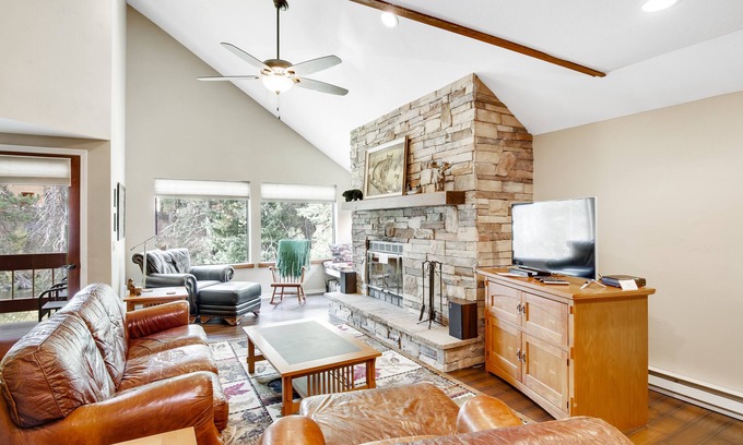 McCall Condo | Riverfront retreat w/private balcony, shared pool, tennis courts, & free WiFi