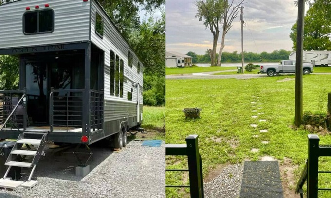 Buchanan County House | Riverfront Tiny Home 3 bed w/Privacy and a View!