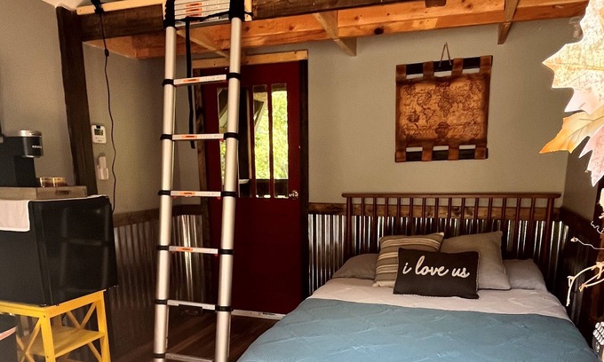 Saluda Cottage | Riverfront tiny home w/outdoor firepit. Walk to waterfalls and go flyfishing!