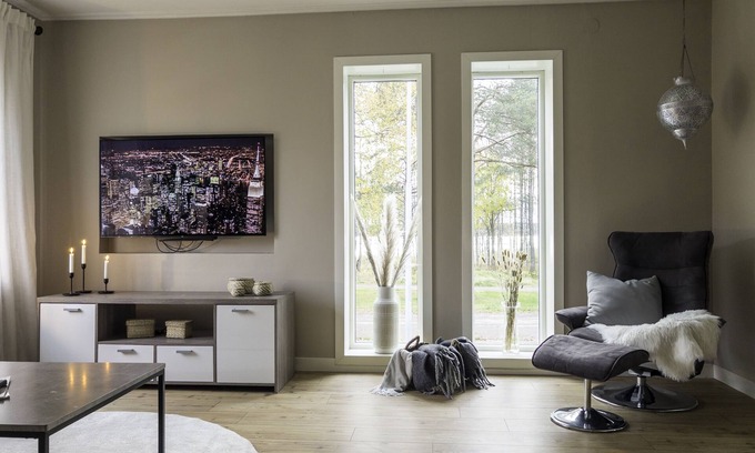 Notviken Villa | Riverfront Villa in the Swedish Lapland, with sauna, family and pet-friendly!