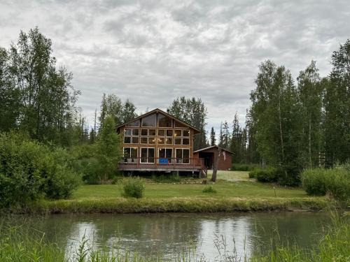 Houston House | Rivers Edge Retreat - A true Alaskan experience! Secluded location on the river providing a private peaceful getaway, minutes from town