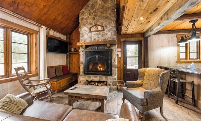 Mauricie House | Riverside Chalet w/Fireplace | Perfect Nature Trails, & Peaceful Vibes