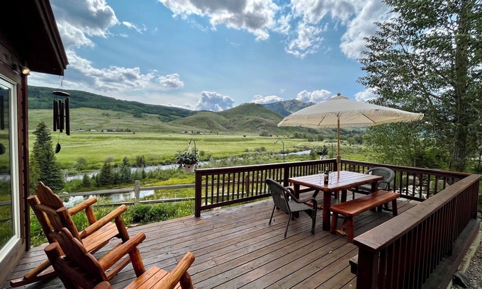 Crested Butte South House | Riverside Eagle View, 5bedrooms 3bath, hot tub, CB South. 8 adults/4 children