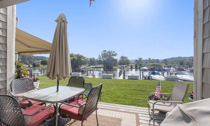 South Haven Condo | Riverside Retreat – Waterfront Condo in South Haven